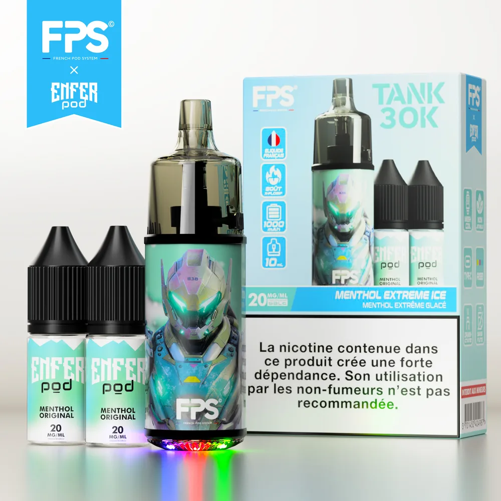 FPS - Tank 30K - ENFER Pod Menthol Extreme Ice